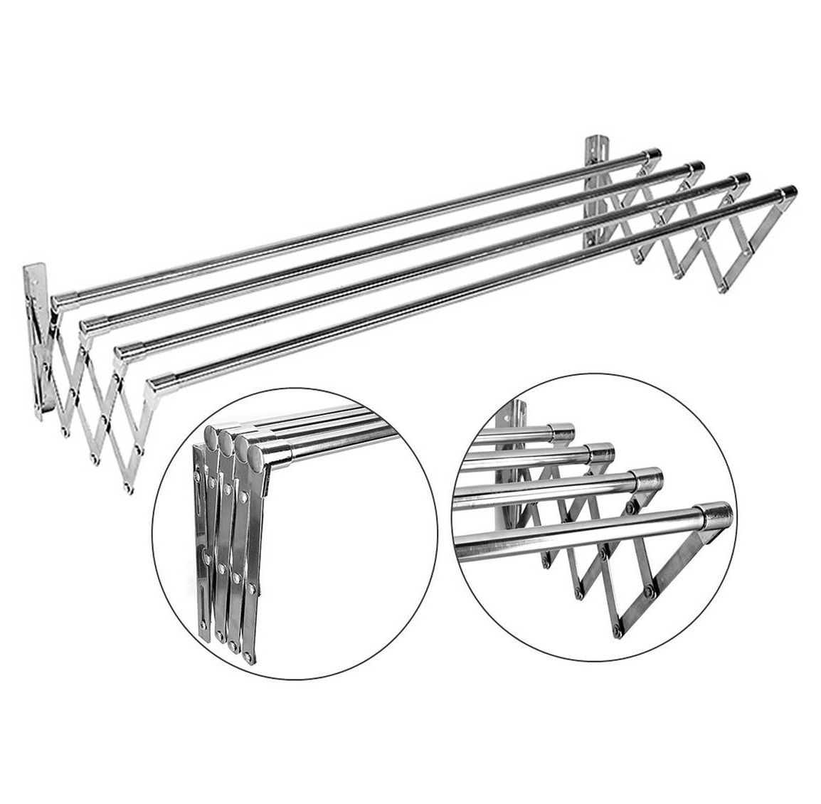 Giàn phơi đồ inox xếp gọn tiện lợi giá rẻ tại Bình Dương
